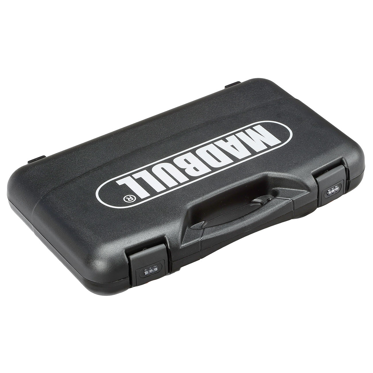 Madbull Pistolenkoffer Deluxe 50 x 30,5 x 8,5cm mit Zahlenschloss schwarz