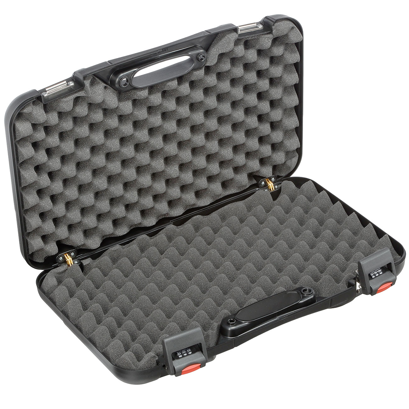 Madbull Pistolenkoffer Deluxe 50 x 30,5 x 8,5cm mit Zahlenschloss schwarz Bild 4