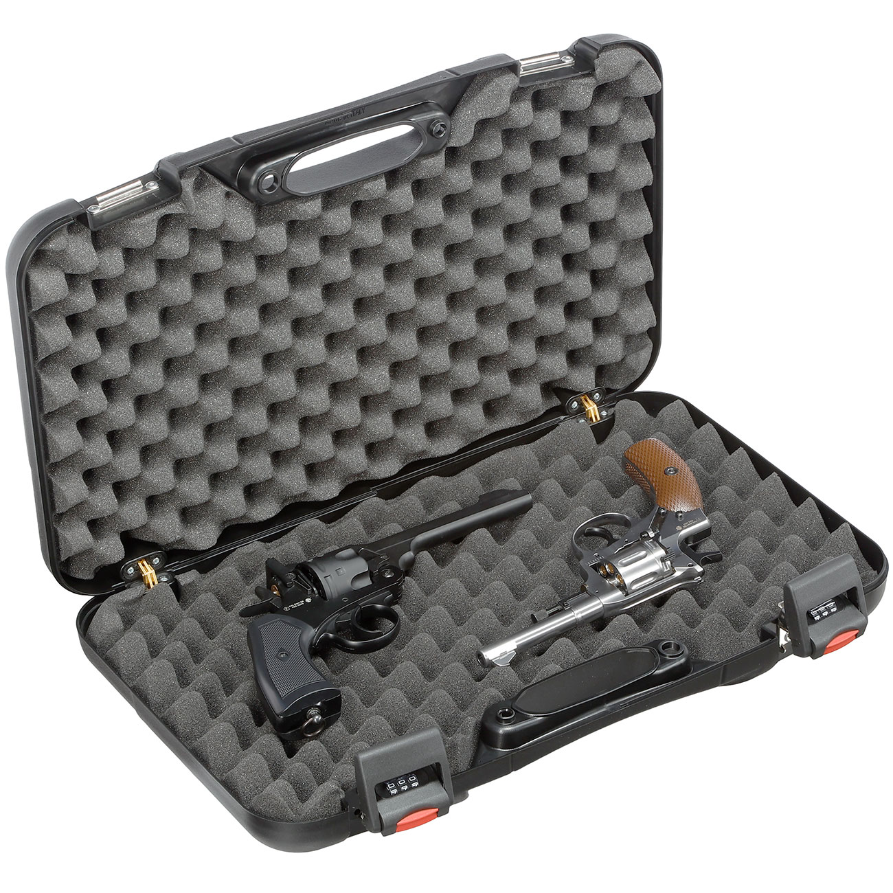Madbull Pistolenkoffer Deluxe 50 x 30,5 x 8,5cm mit Zahlenschloss schwarz Bild 5
