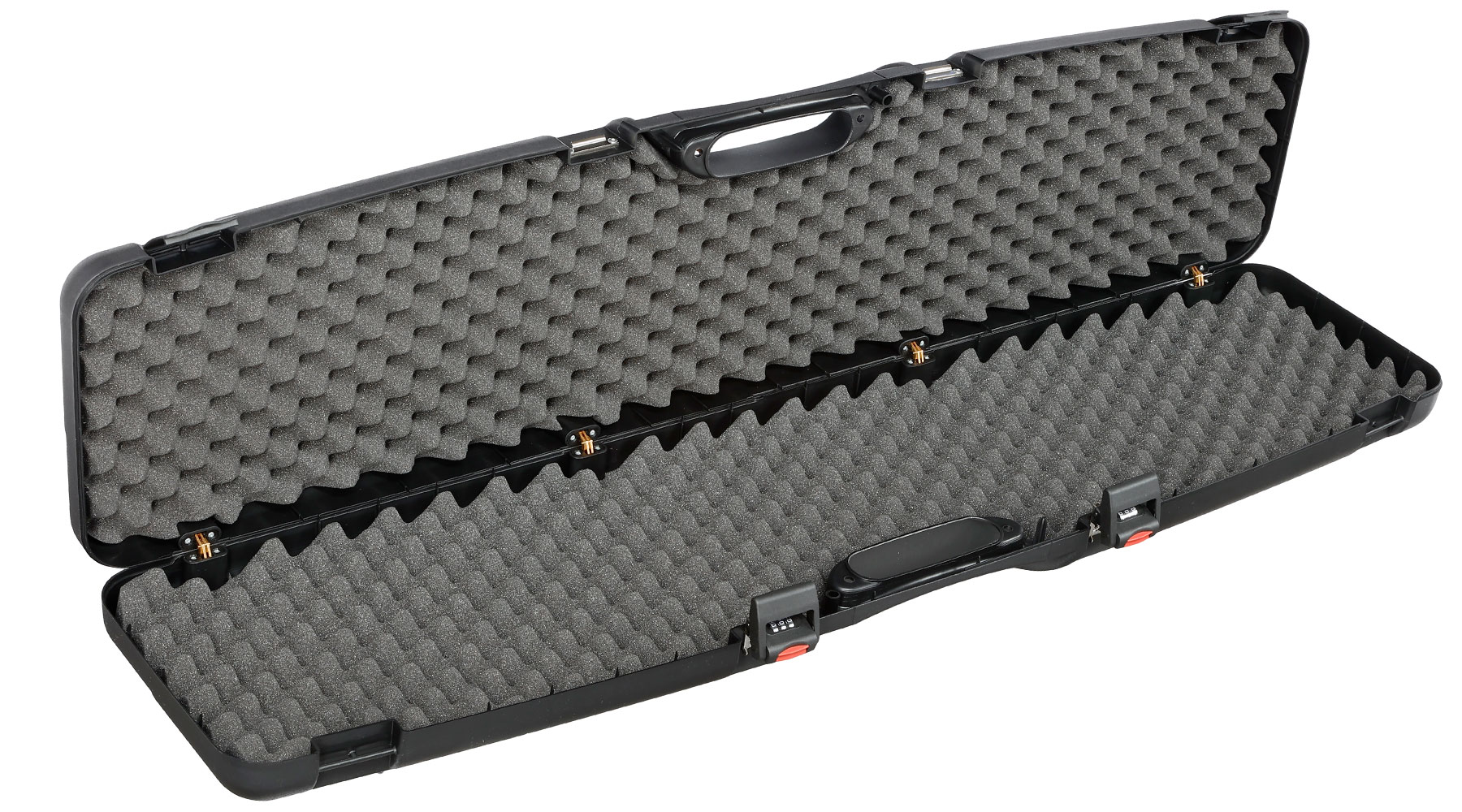 Madbull Waffenkoffer Deluxe 125 x 29 x 11,5 cm mit Zahlenschlsser / Waben-Schaumstoff schwarz Bild 4