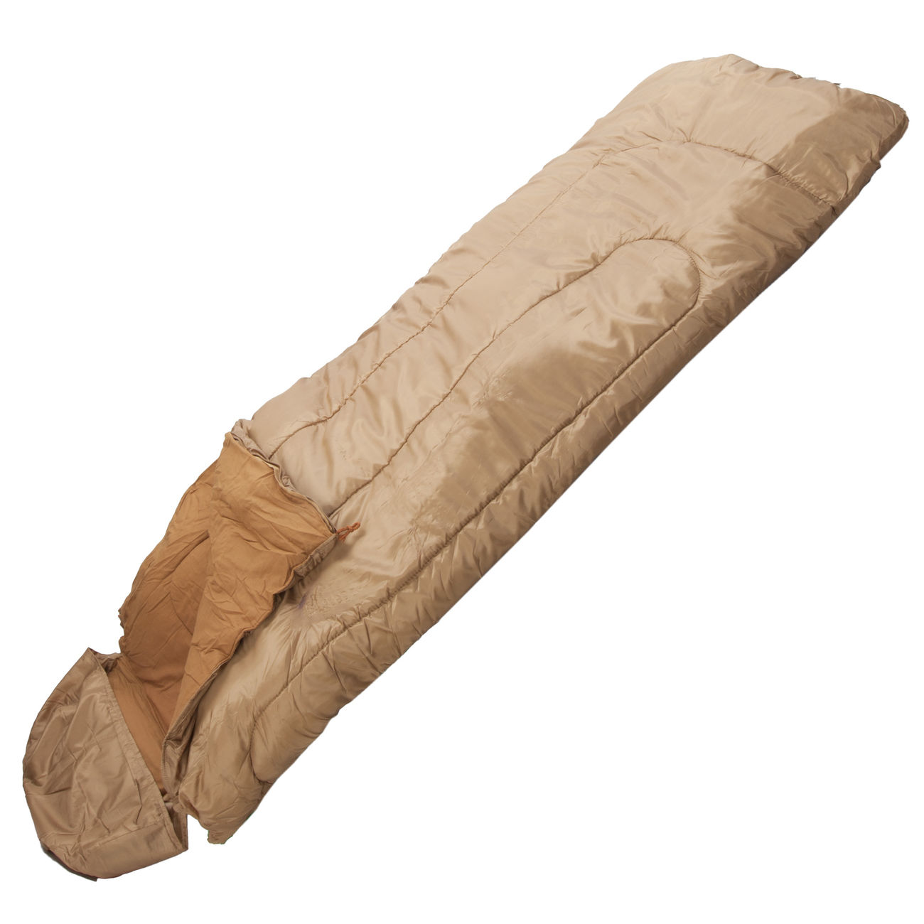 Schlafsack Pilot mit Kopfkissen coyote Bild 2