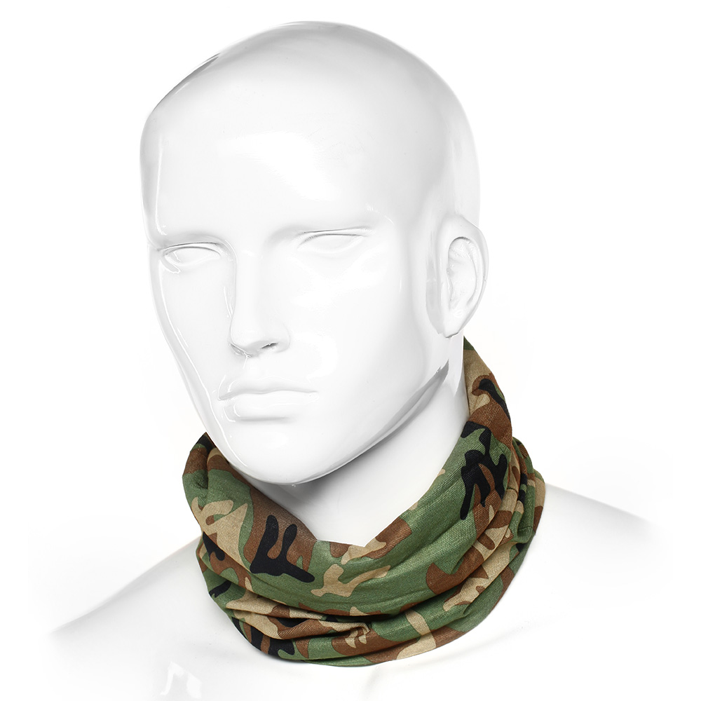 Multi Function Headgear Woodland Bild 2