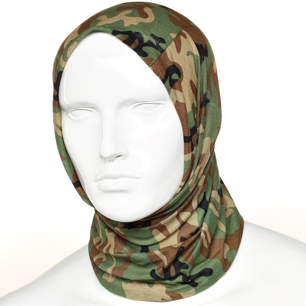 Multi Function Headgear Woodland Bild 3