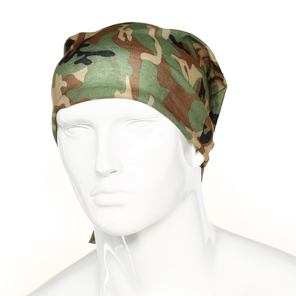 Multi Function Headgear Woodland Bild 4