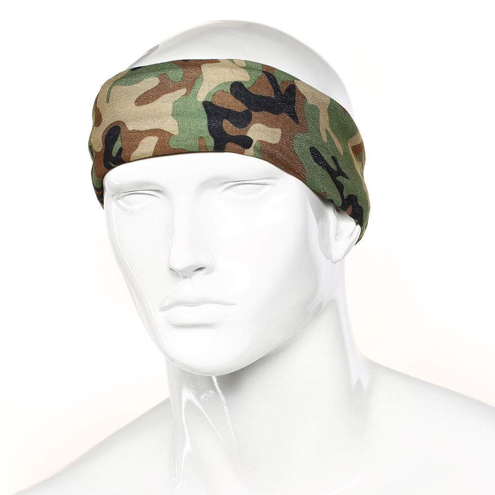 Multi Function Headgear Woodland Bild 5