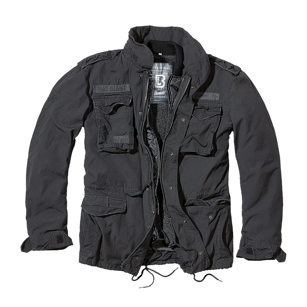 Brandit Jacke M65 Giant schwarz mit herausnehmbarem Futter kaufen