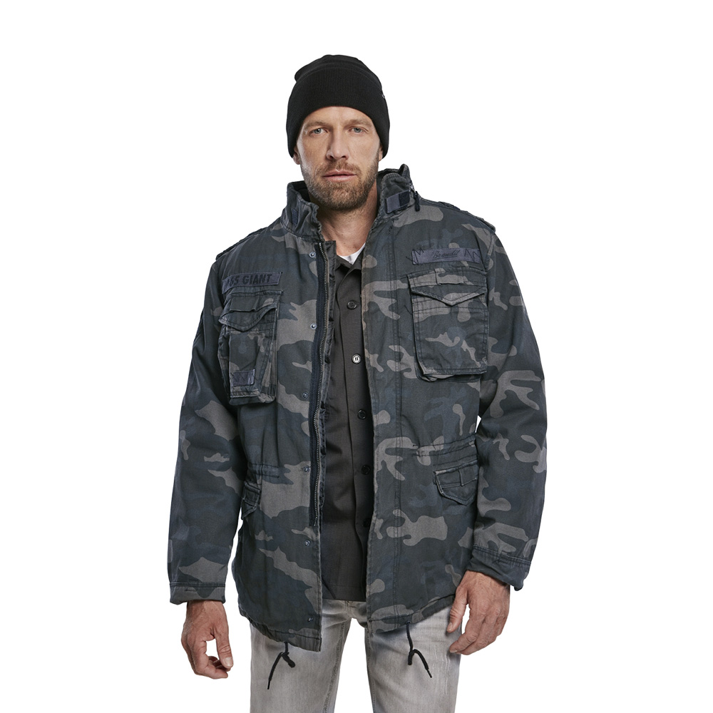 Brandit Jacke M65 Giant darkcamo mit herausnehmbarem Futter Bild 1