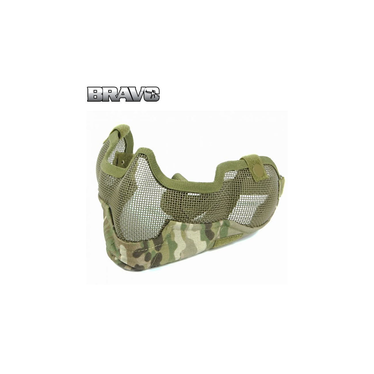 Bravo Tac Gear Strike V2 Gittermaske halb MC