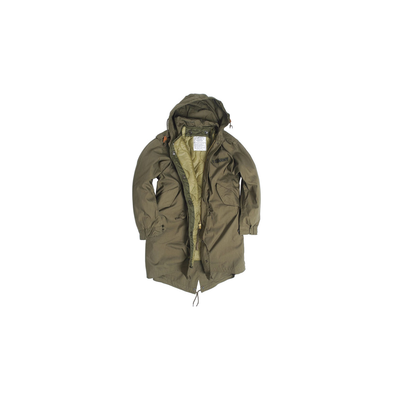 US Shell Kapuzenparka M51 oliv