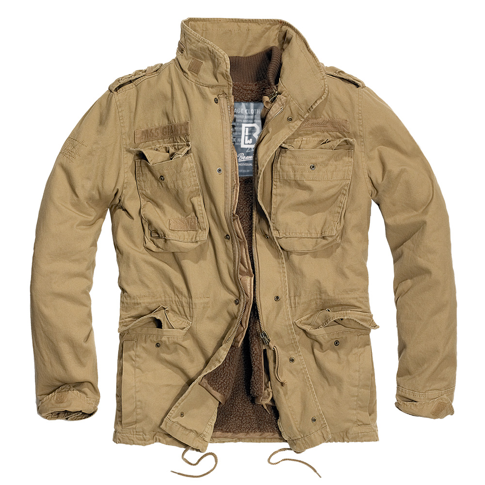 Brandit Jacke M65 Giant camel mit herausnehmbarem Futter