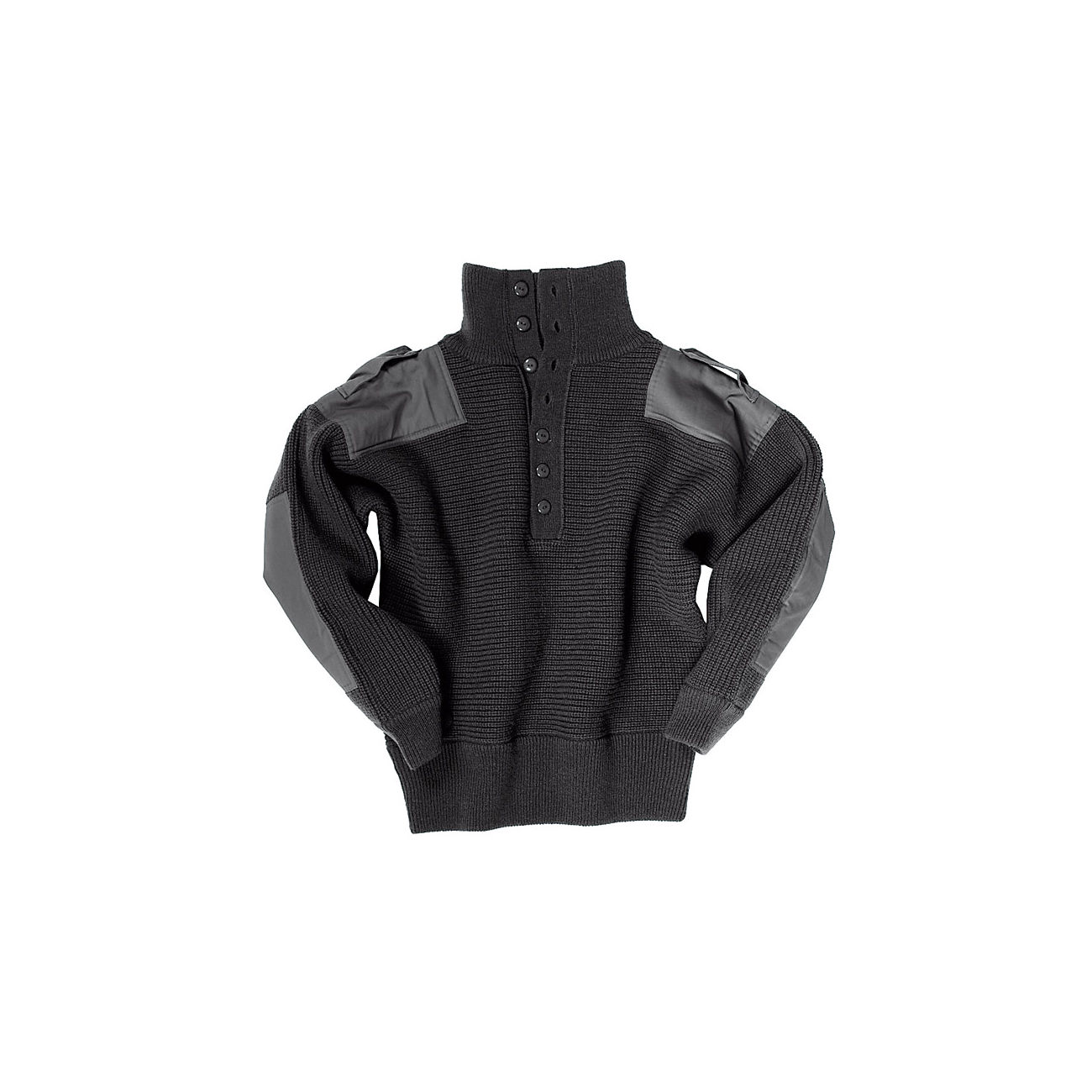 Mil-Tec Alpin-Wollpullover schwarz