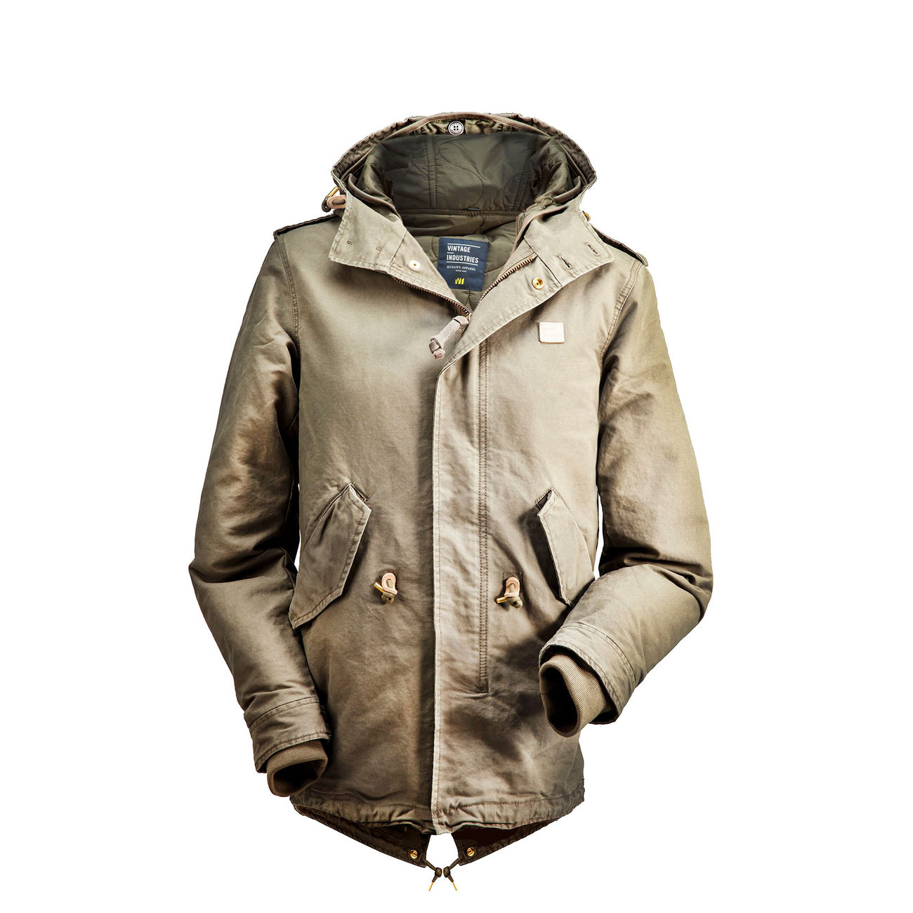 Vintage Industries Jacke Jackson Parka khaki Bild 1
