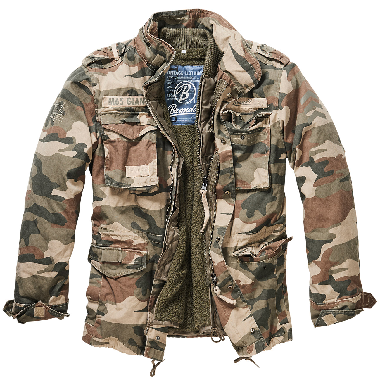 Brandit M65 Jacke Giant light woodland - Kotte & Zeller