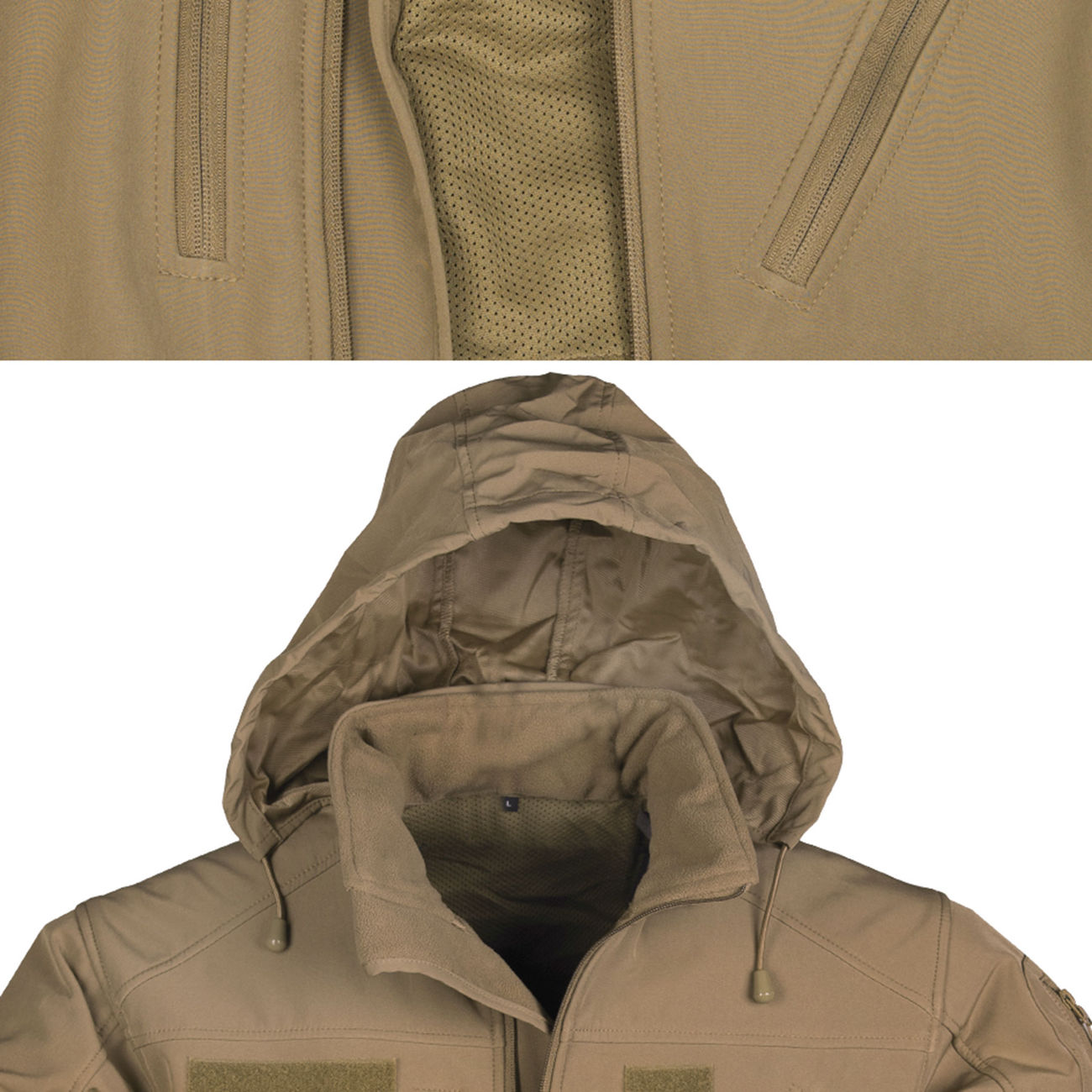 Mil-Tec Softshelljacke SCU 14 Dark Coyote Bild 1