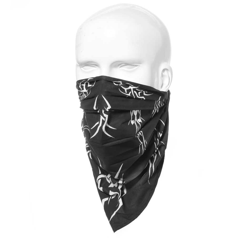 bandana weiß schwarz