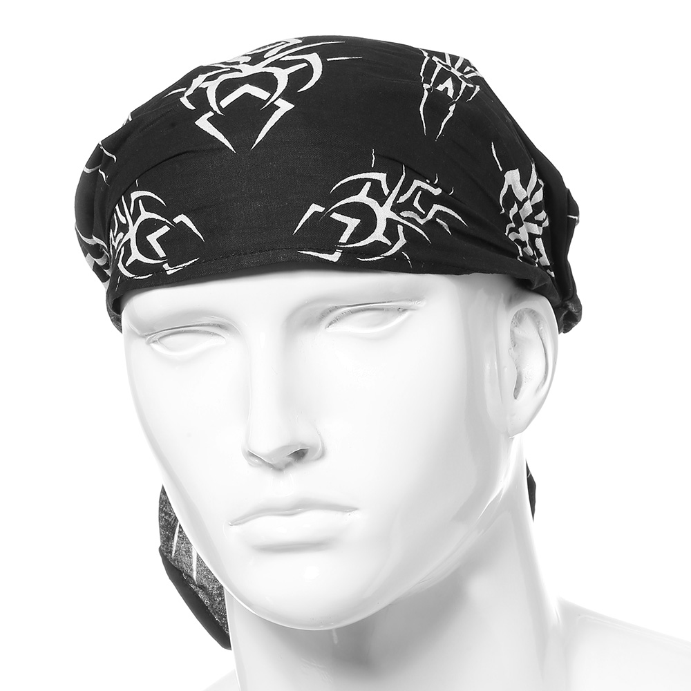 bandana weiß schwarz