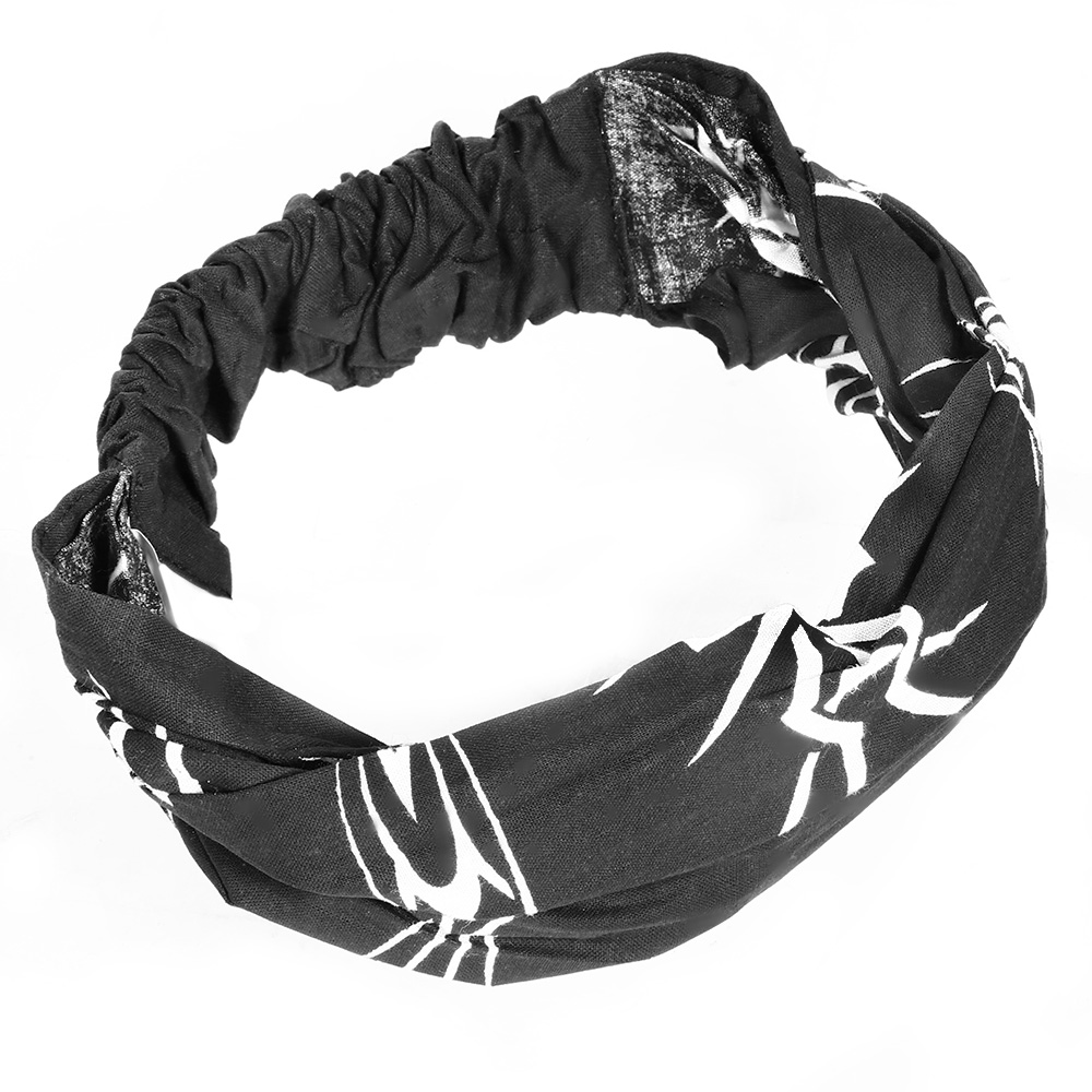 bandana weiß schwarz