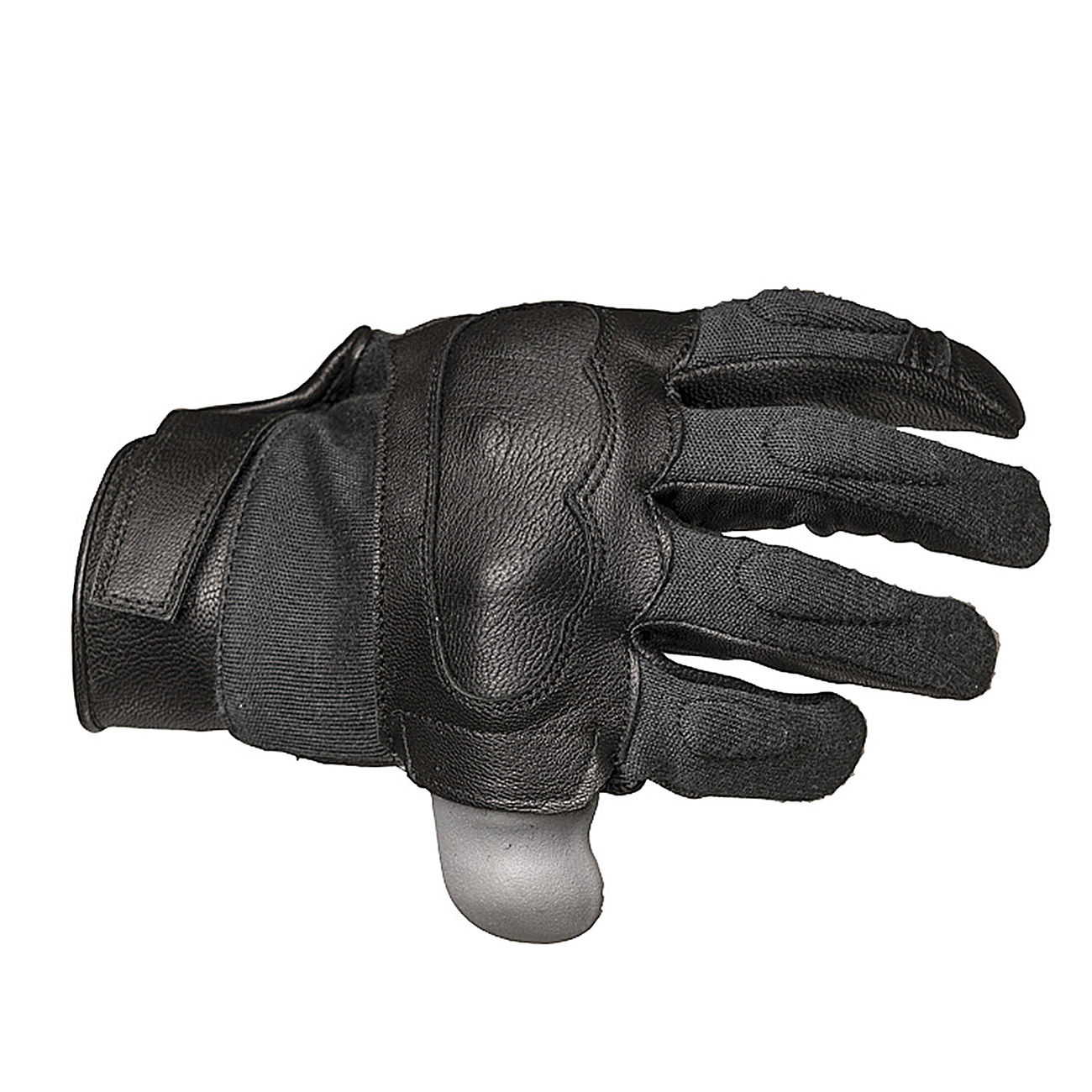 Tactical Gloves Leder Black schwarz Einsatz Handschuhe