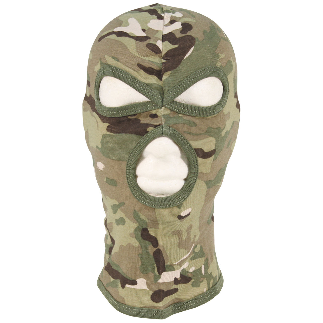 Sturmhaube, Sturmmaske, Balaclava - weiß camouflage 