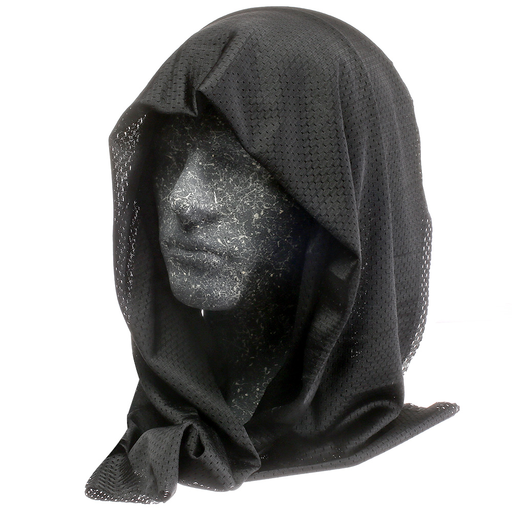 Mil-Tec Netzschal Mesh schwarz Bild 1