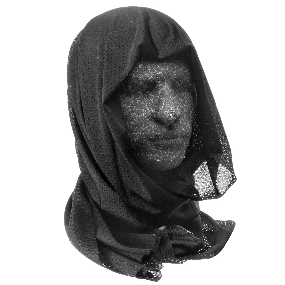 Mil-Tec Netzschal Mesh schwarz Bild 1