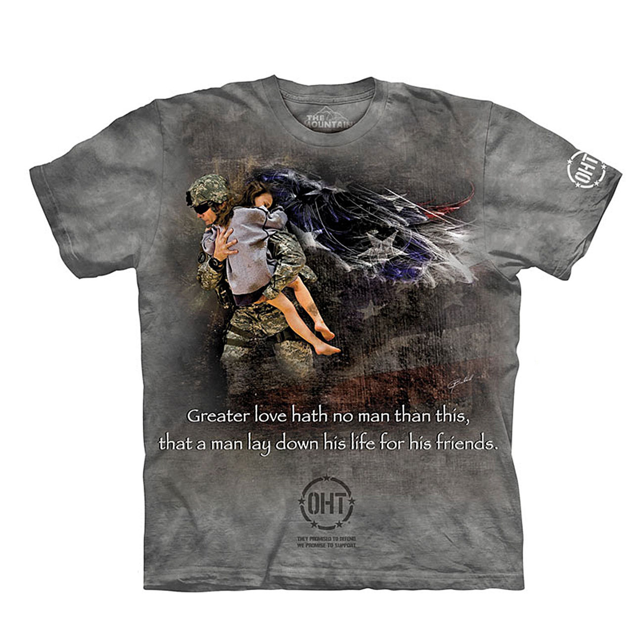 The Mountain T-Shirt Heroic Soldier Oht-Hero