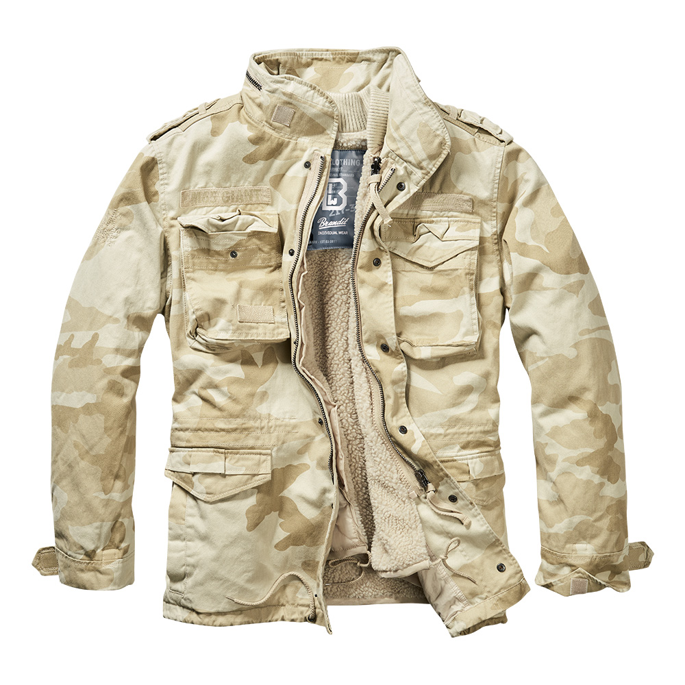 Brandit Jacke M65 Giant sandstorm camo mit herausnehmbarem Futter