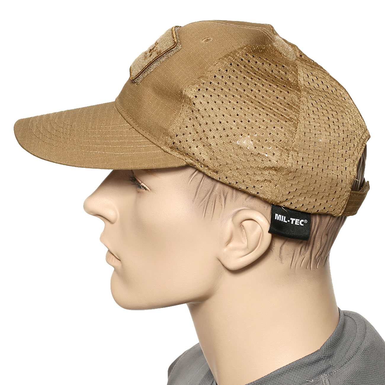 Mil-Tec Baseball Cap Netz dark coyote Bild 1