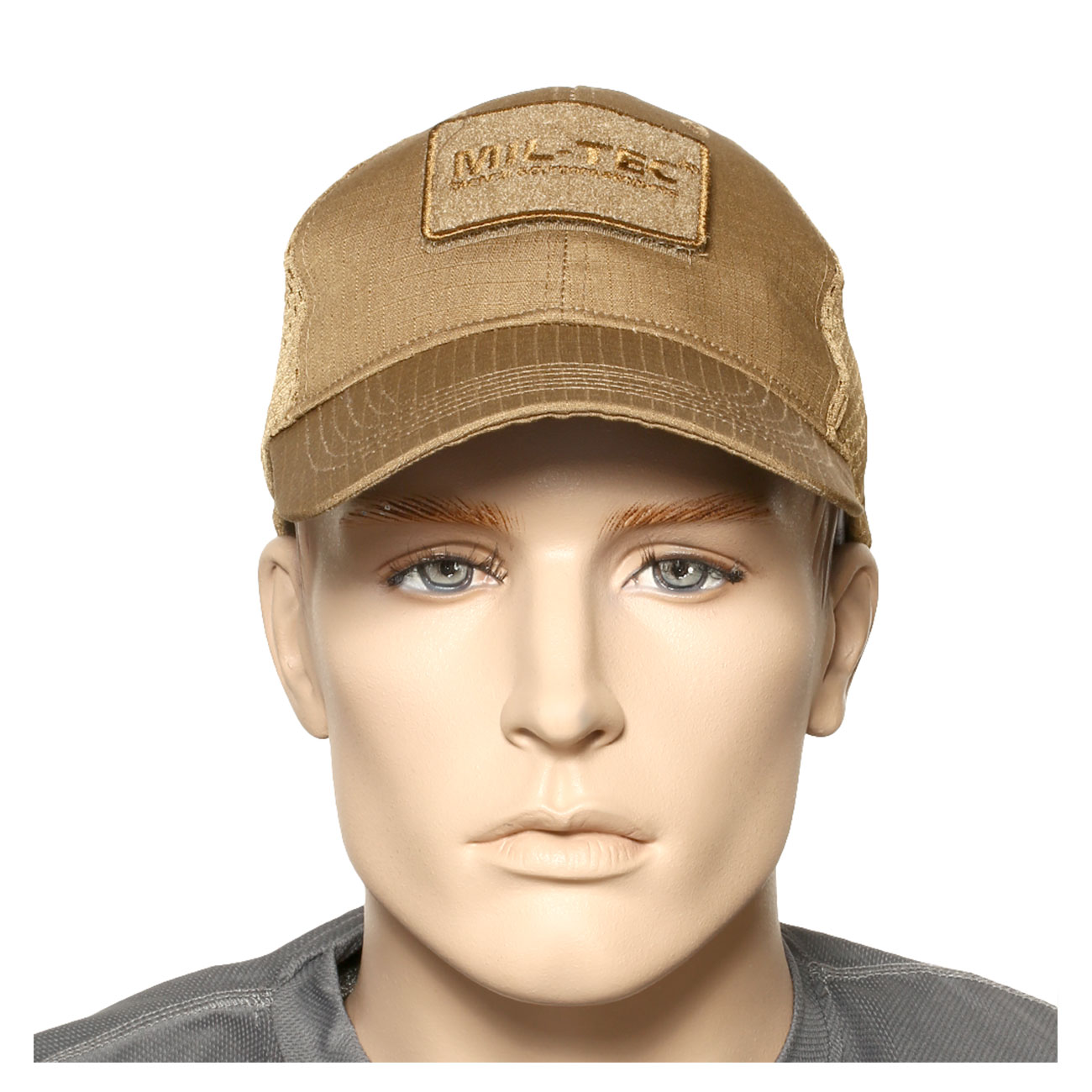 Mil-Tec Baseball Cap Netz dark coyote Bild 4