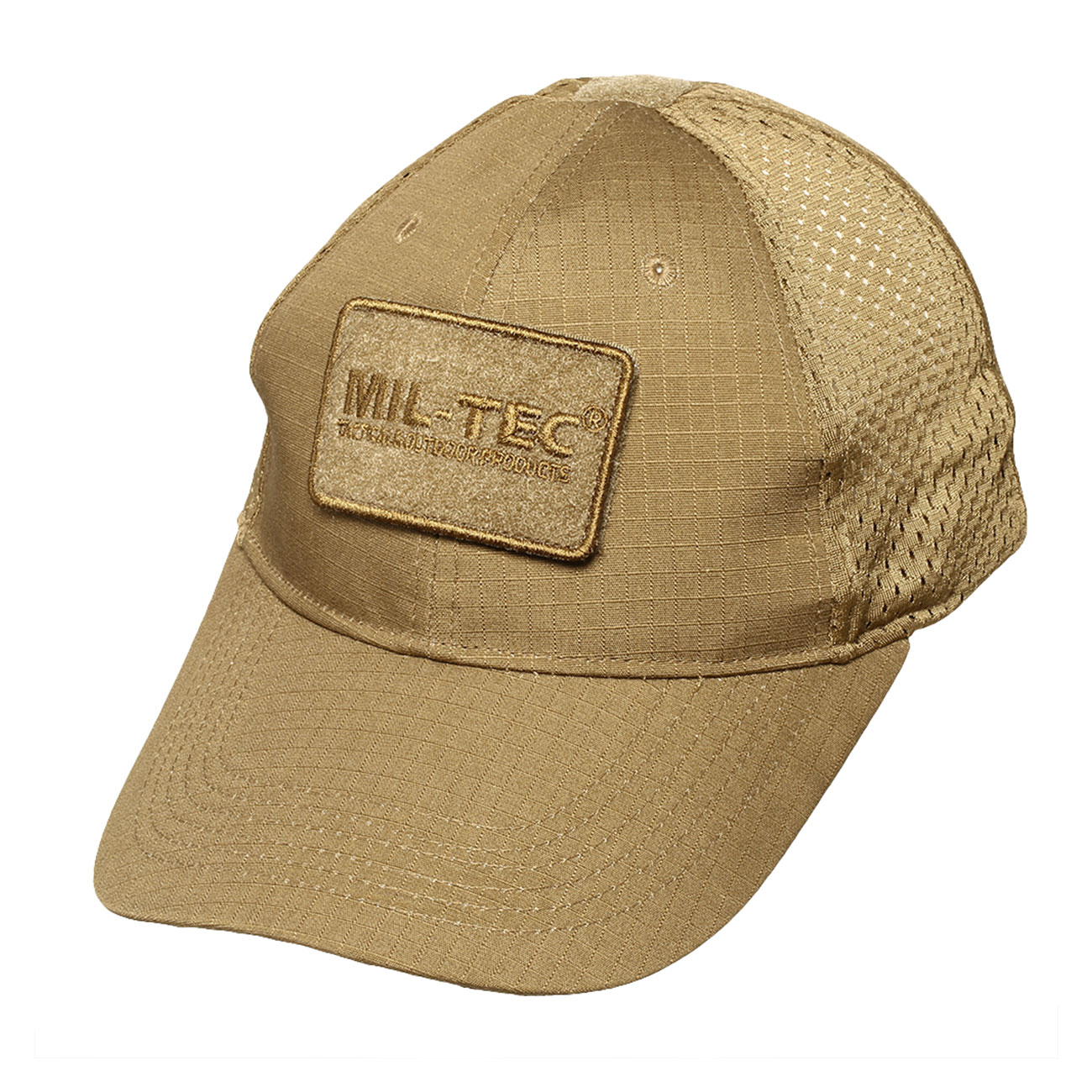 Mil-Tec Baseball Cap Netz dark coyote Bild 5