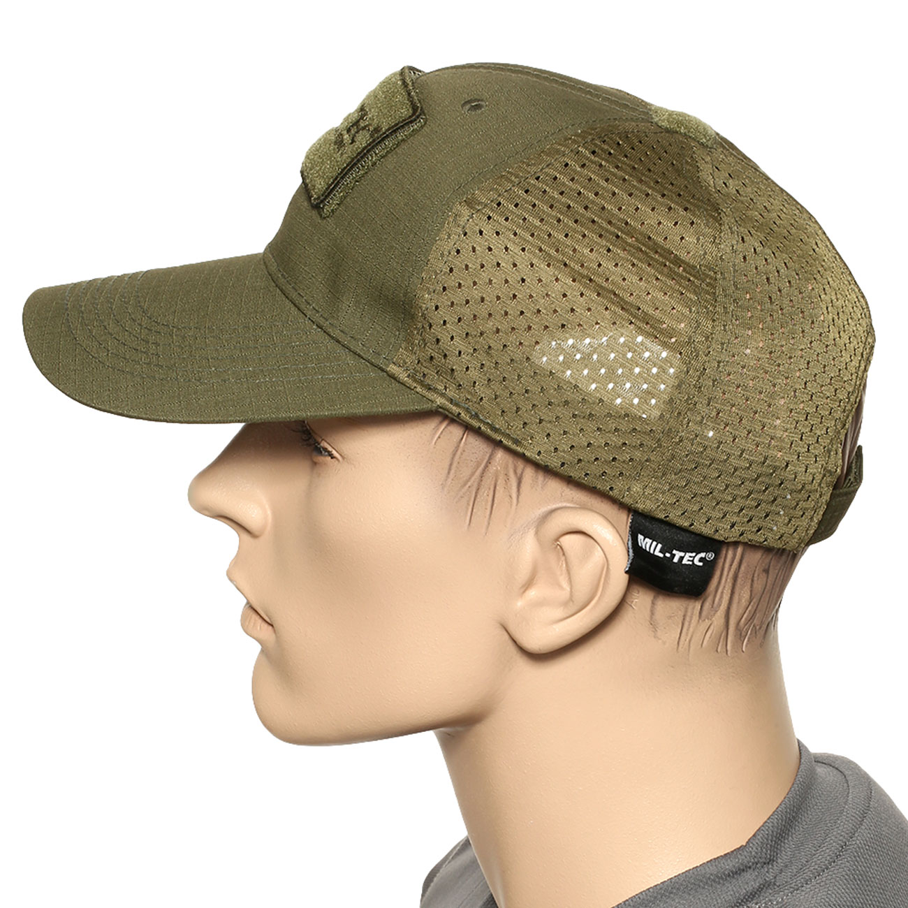Mil-Tec Baseball Cap Netz oliv Bild 1