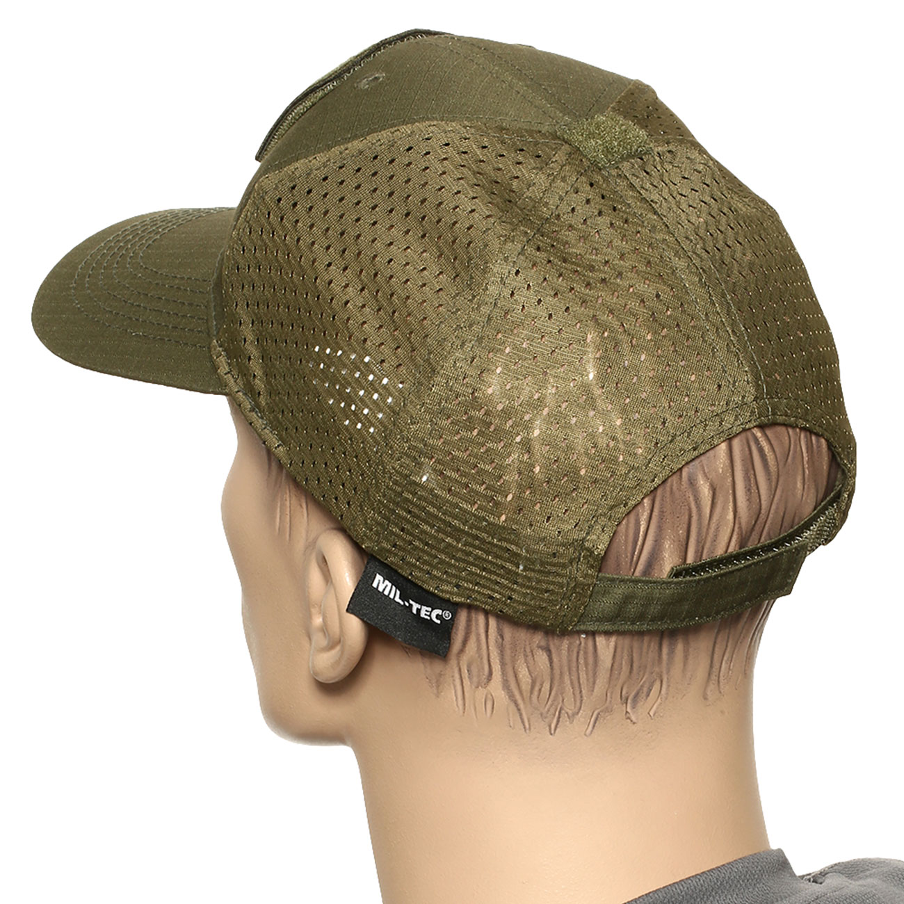 Mil-Tec Baseball Cap Netz oliv Bild 2