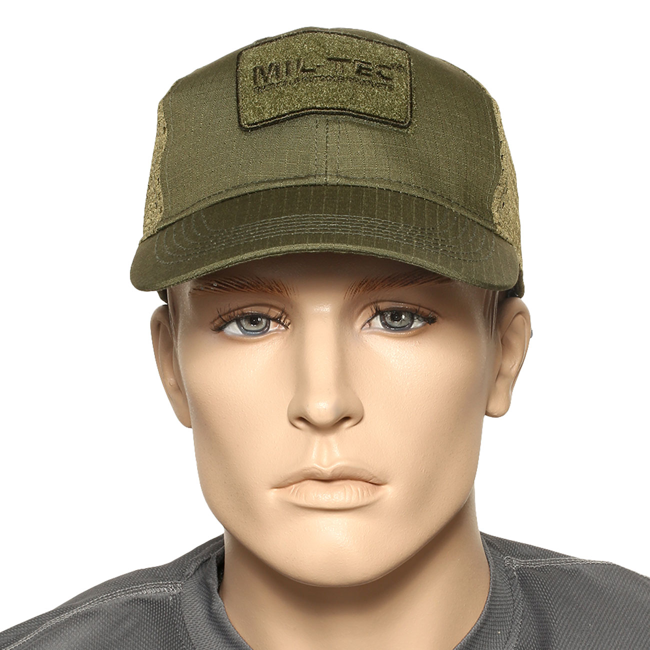 Mil-Tec Baseball Cap Netz oliv Bild 4