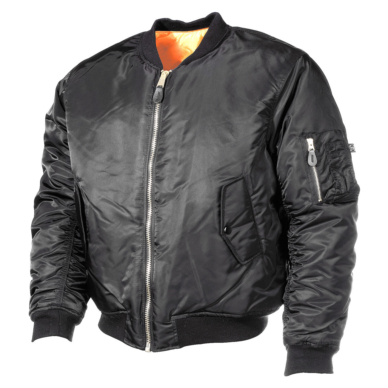 MFH US Pilotenjacke MA1 schwarz