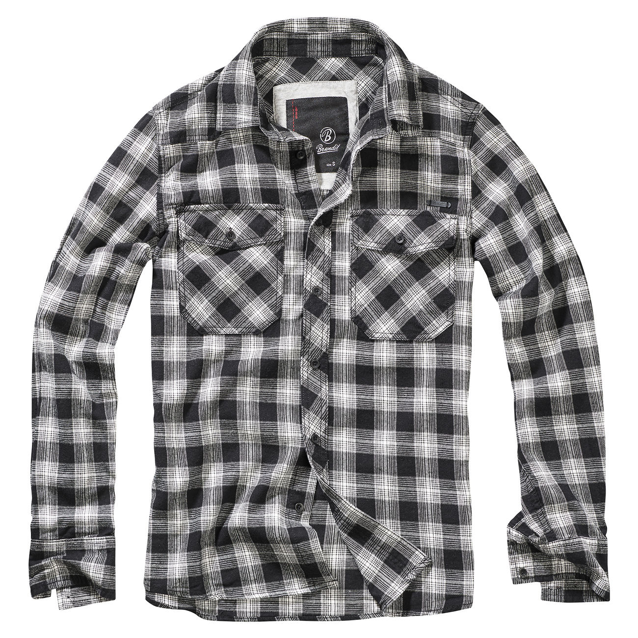 Brandit Checkshirt Great Creek schwarz/wei� kariert