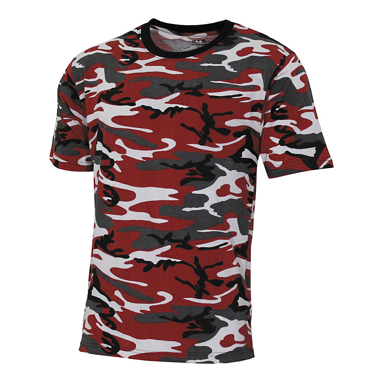 MFH US T-Shirt Streetstyle rot-camo