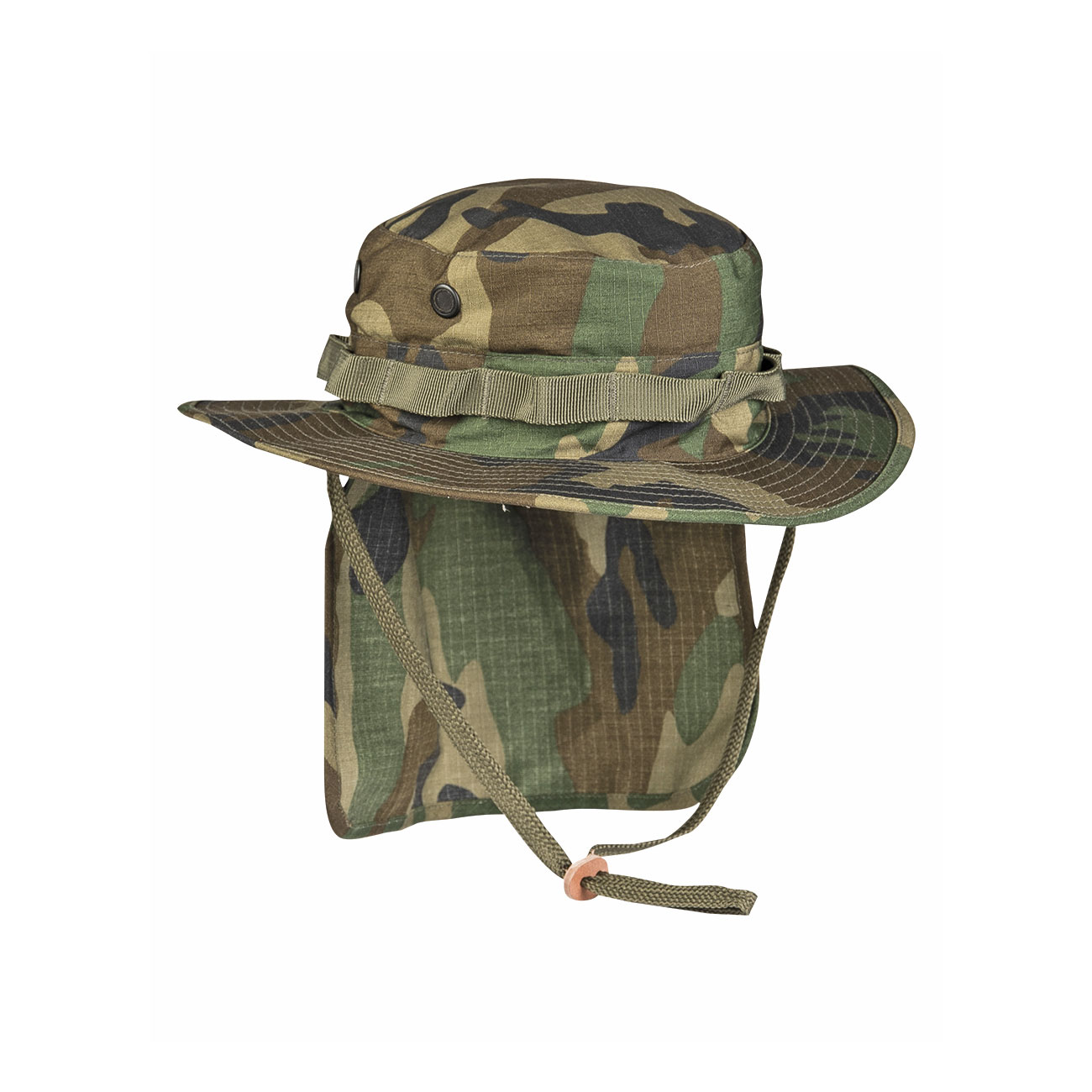 Mil-Tec Britischer Buschhut Boonie R/S mit Nackenschutz woodland