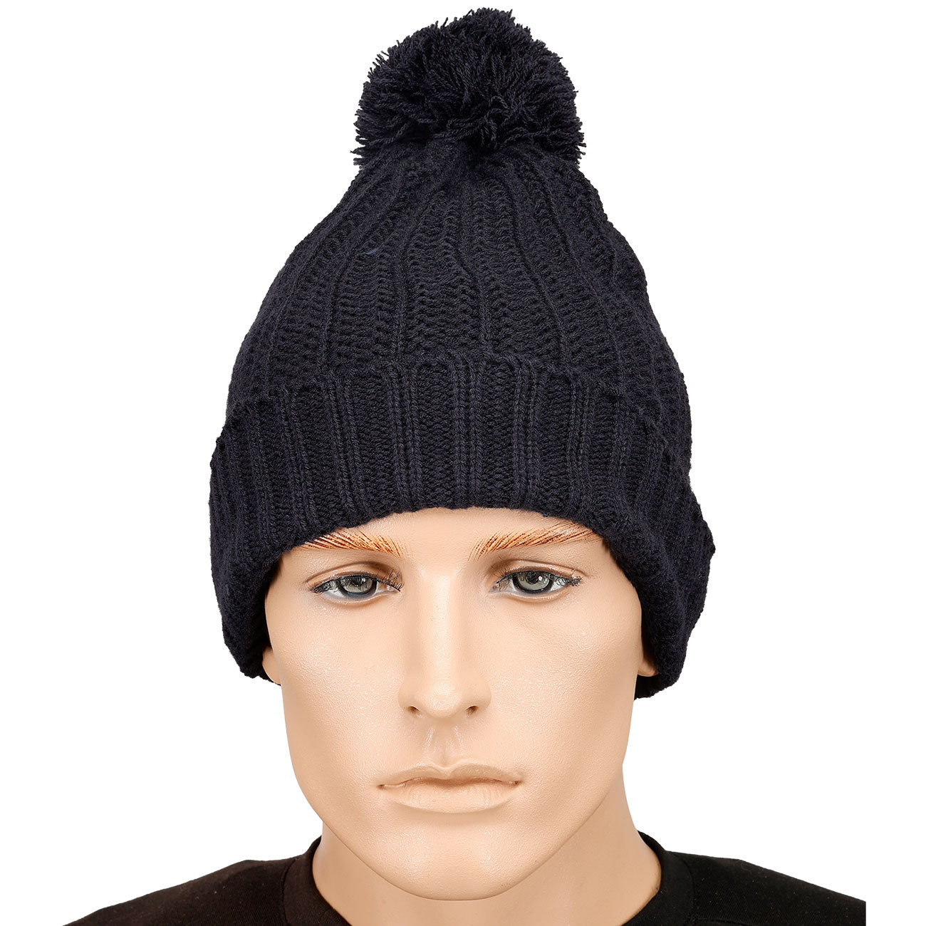 McAllister Bommelm�tze navy gef�ttert Einheitsgr��e