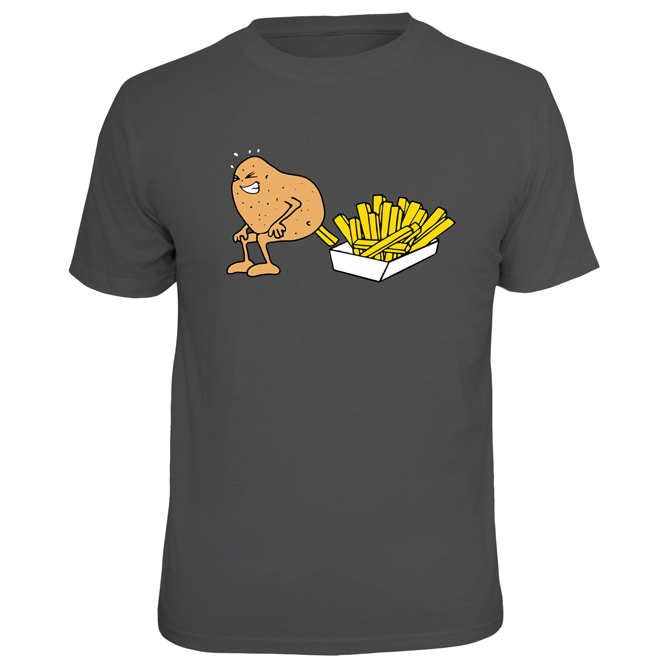 Tolk map achterlijk persoon Rahmenlos T-Shirt Pommes Produktion kaufen - Kotte & Zeller