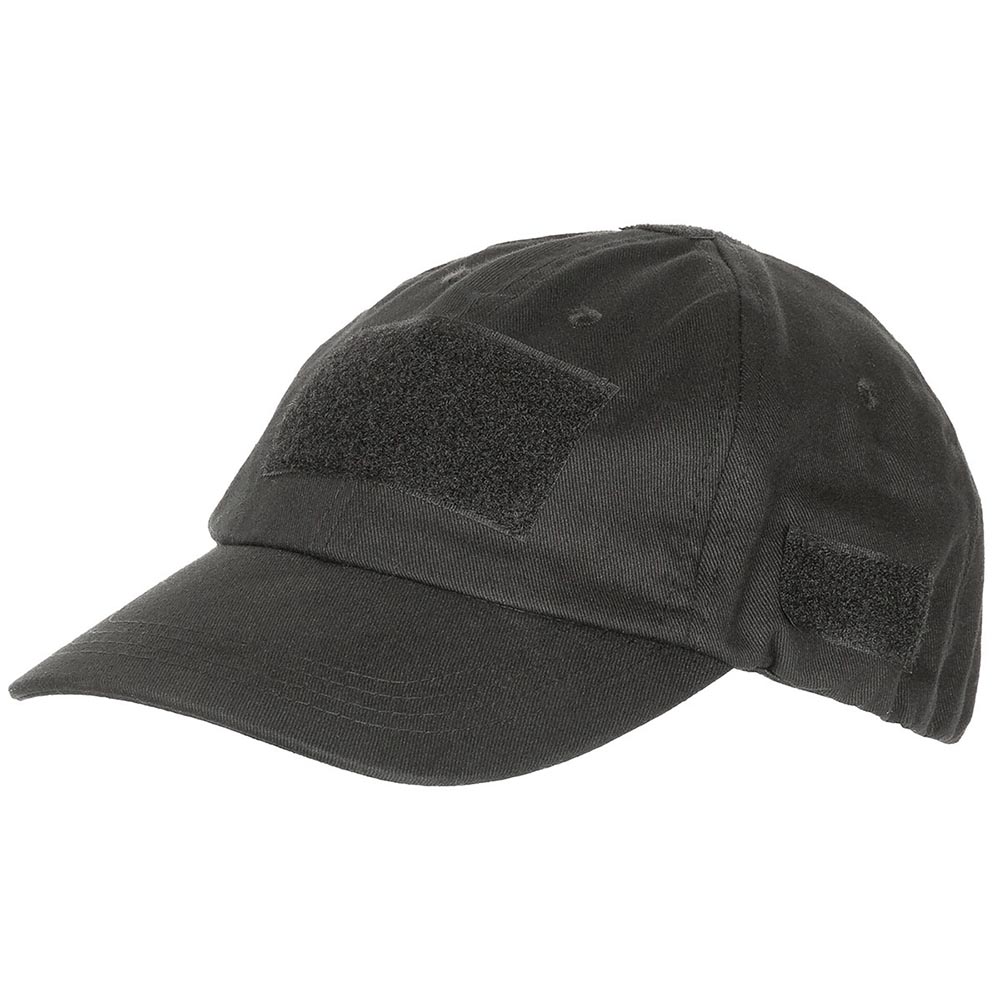 MFH Einsatz-Cap mit Klett schwarz
