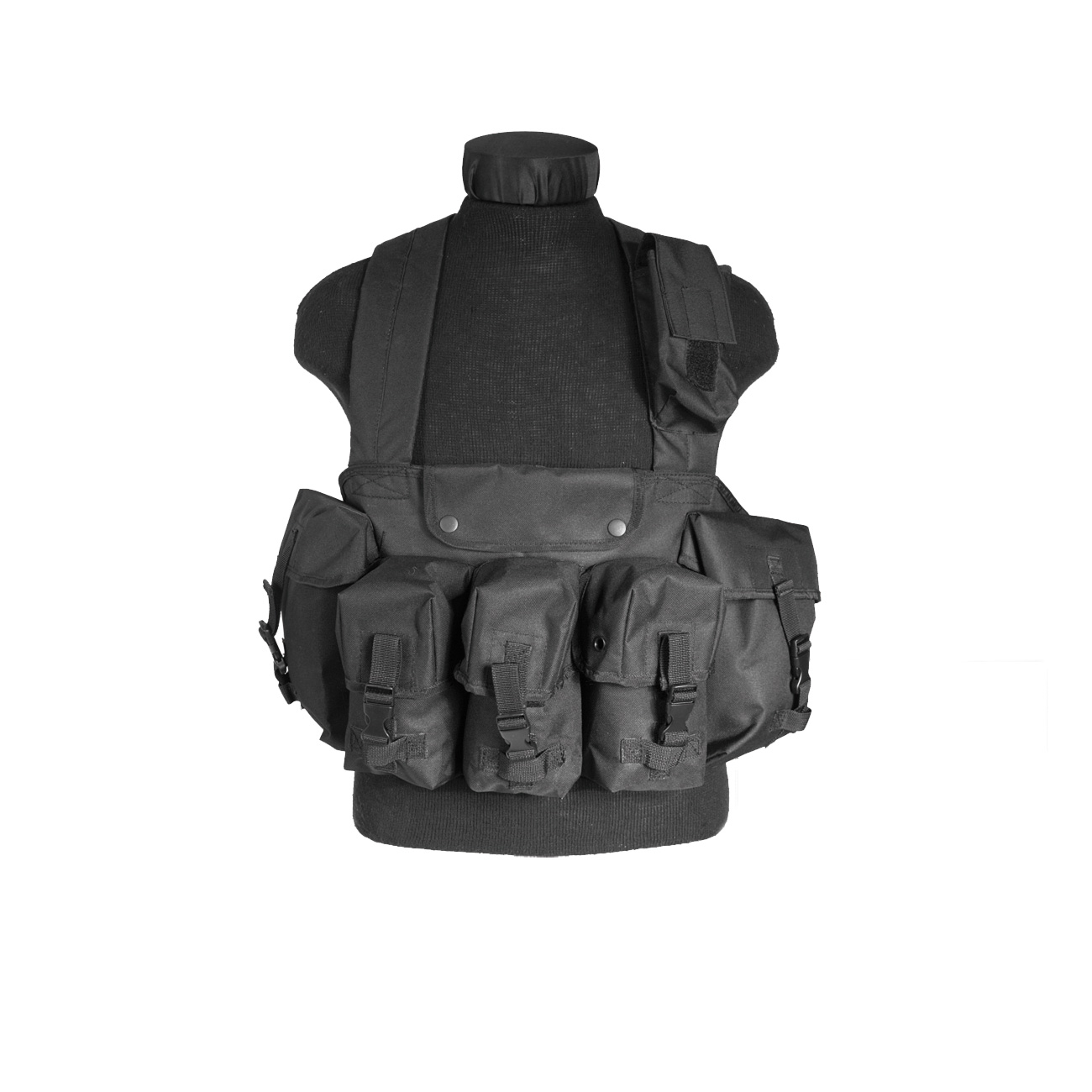 Mil-Tec Chest Rig 6-Pocket schwarz