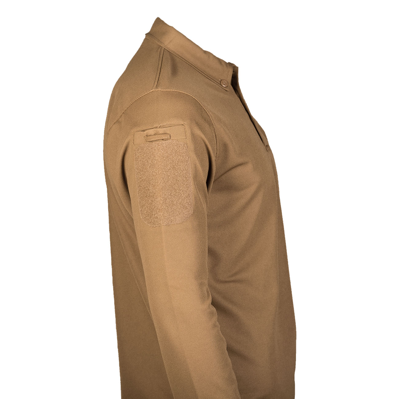 Mil-Tec Poloshirt Langarm Tactical Quick Dry dark coyote Bild 1