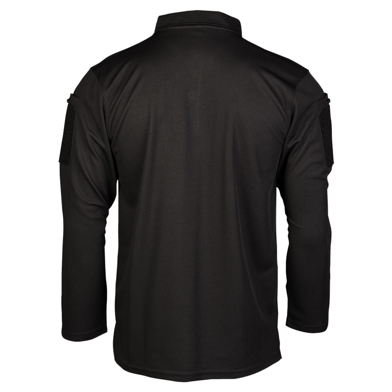 Mil-Tec Poloshirt Langarm Tactical Quick Dry schwarz Bild 2