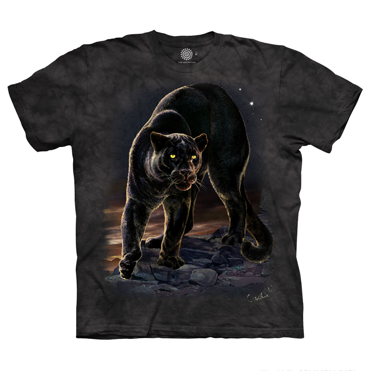 The Mountain T-Shirt Panther Portrait