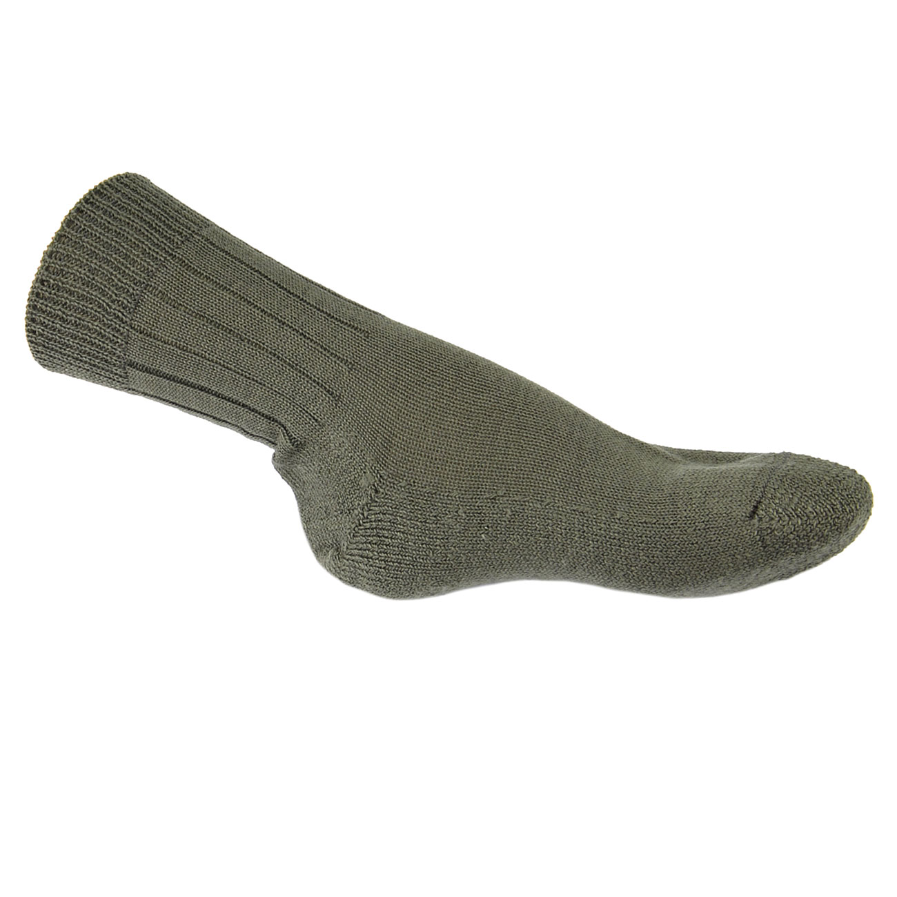 BW Stiefelsocken mit Plschsohle kurz Original oliv Bild 1