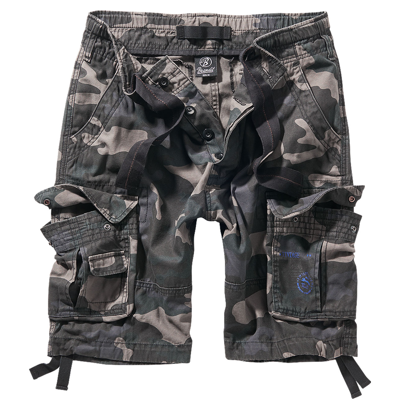 Brandit Pure Vintage Shorts darkcamo
