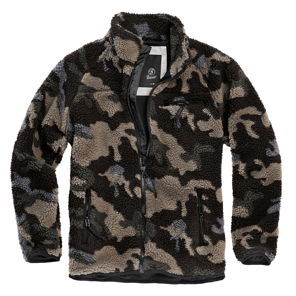 Brandit Fleecejacke Teddyfleece Jacket darkcamo