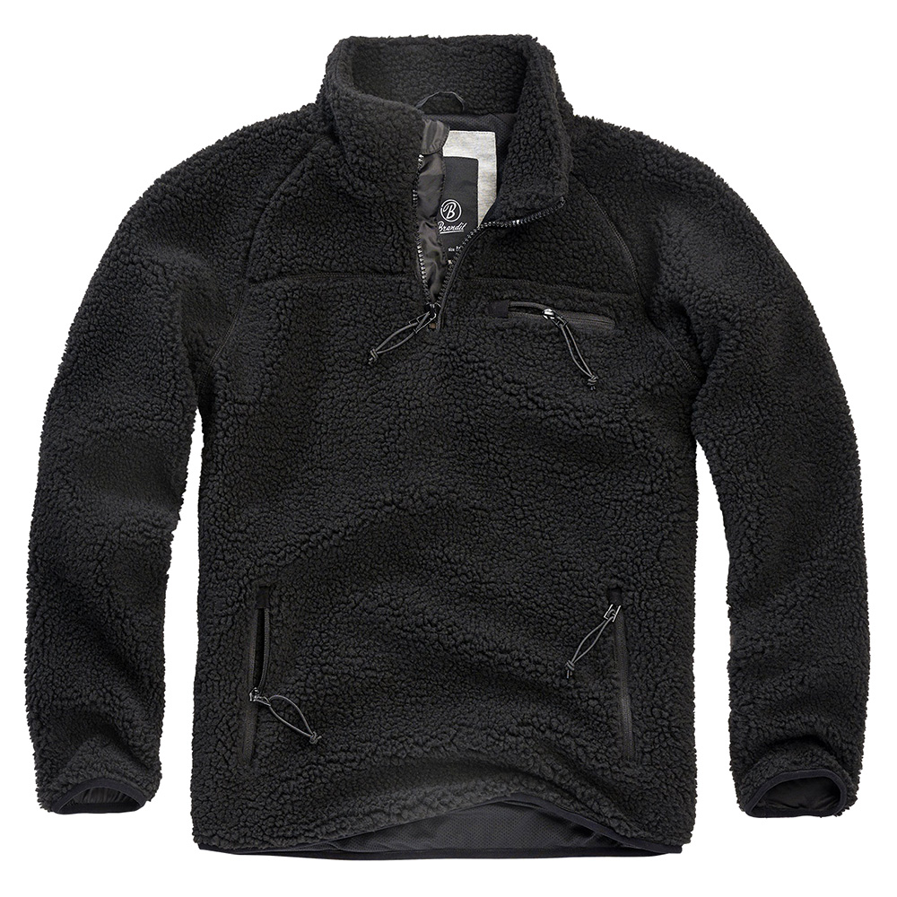 Brandit Troyer Teddyfleece schwarz