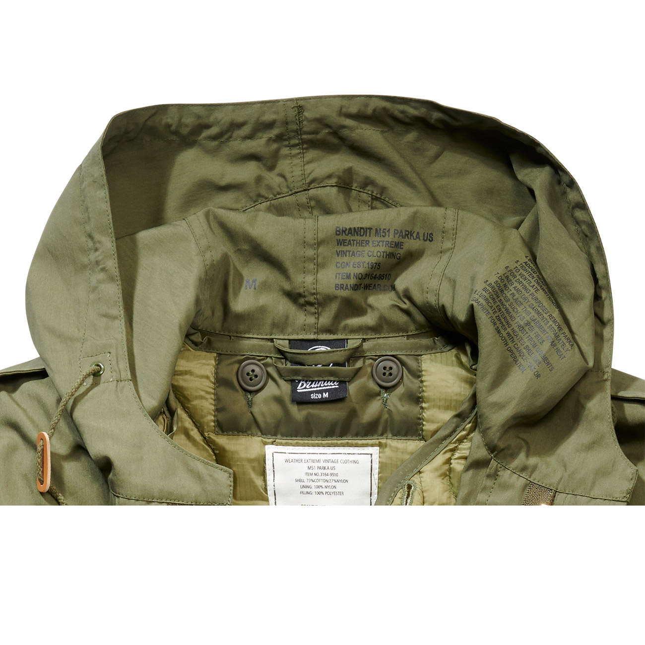 Brandit Parka M51 US oliv Bild 2