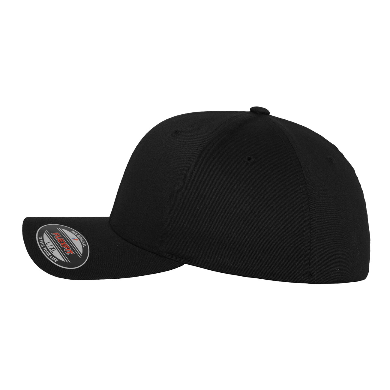 Flexfit Mütze Wooly Combed Cap schwarz-grau Bild 1